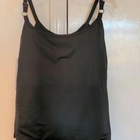 Mastectomy Swim Tankini Top with Integrated Prosthetics, Medium w C Cup, NWT, Bl
